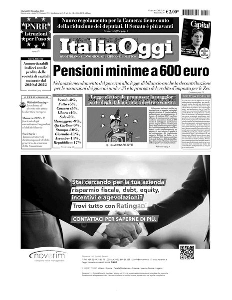 Italia oggi : quotidiano di economia finanza e politica